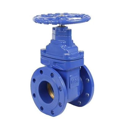 PN10 / PN16 Su Buharı Yağı Kontrolü için dökme demir yumuşak mühürlenmiş flange kapı valfi