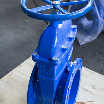 QT450 Sfero Döküm Sürgülü Vana DN300 PN16 Yüksek Sıcaklık Sürgülü Vana