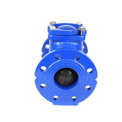 GGG50 Küresel Çek Valf PN10 PN16 QT450 Geri Dönüşsüz Valf Kauçuk Kapak