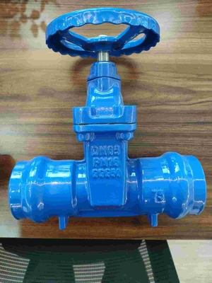 Düşük çalışma torku Sfero Demir Soket Sürgülü Vana DN50-DN300mm