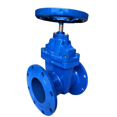 QT450 Pn16 DN100 Özelleştirilmiş İçme Suyu İçin% 100 Denetlenen Endüstriyel Sürgülü Vana